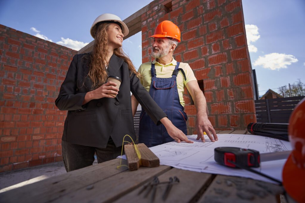 Architects working on a project